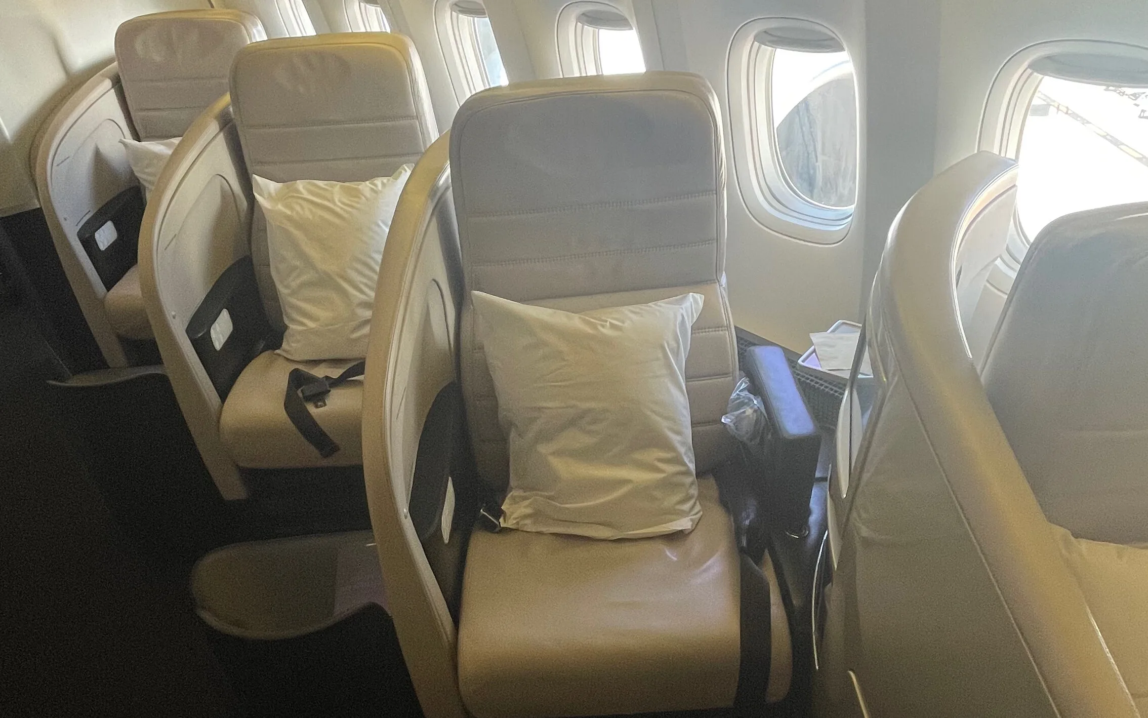 Air New Zealand Business Premier Seat on the 777-300 Aircraft