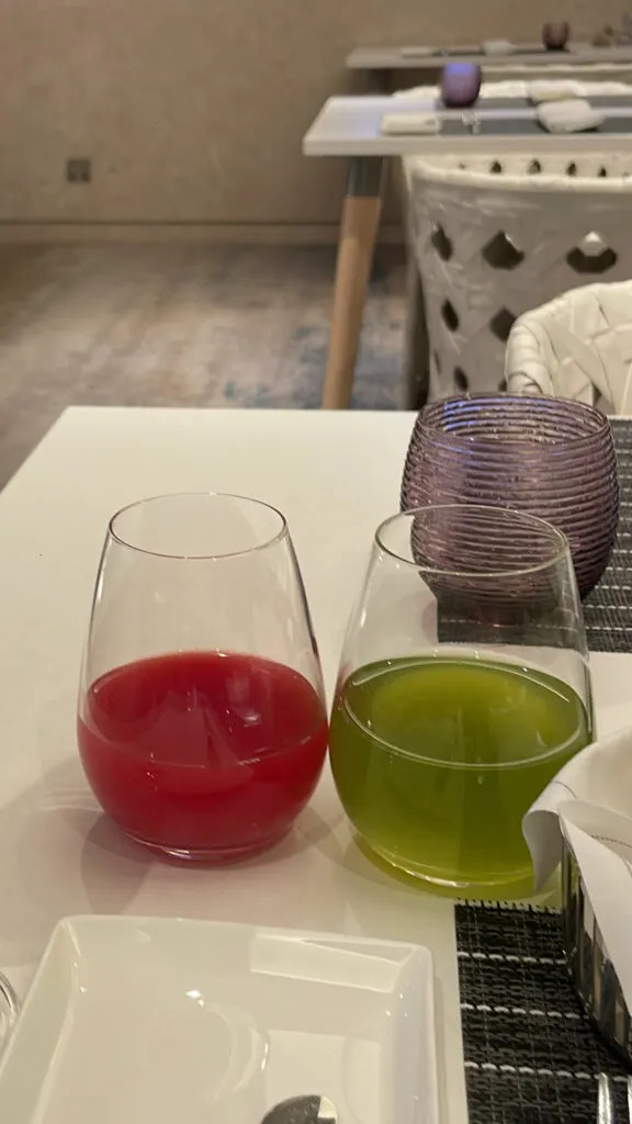 Red Juice and Green Juice