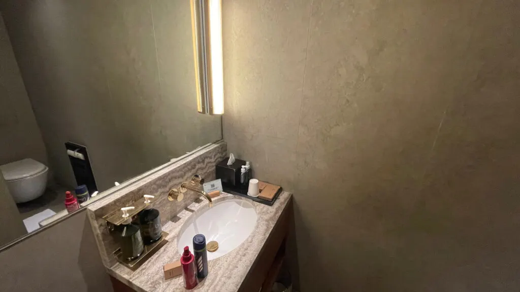 Bathroom Vanity with Amenities