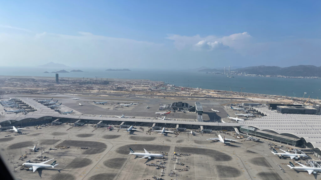 Aerial View of Hong Kong International Airport