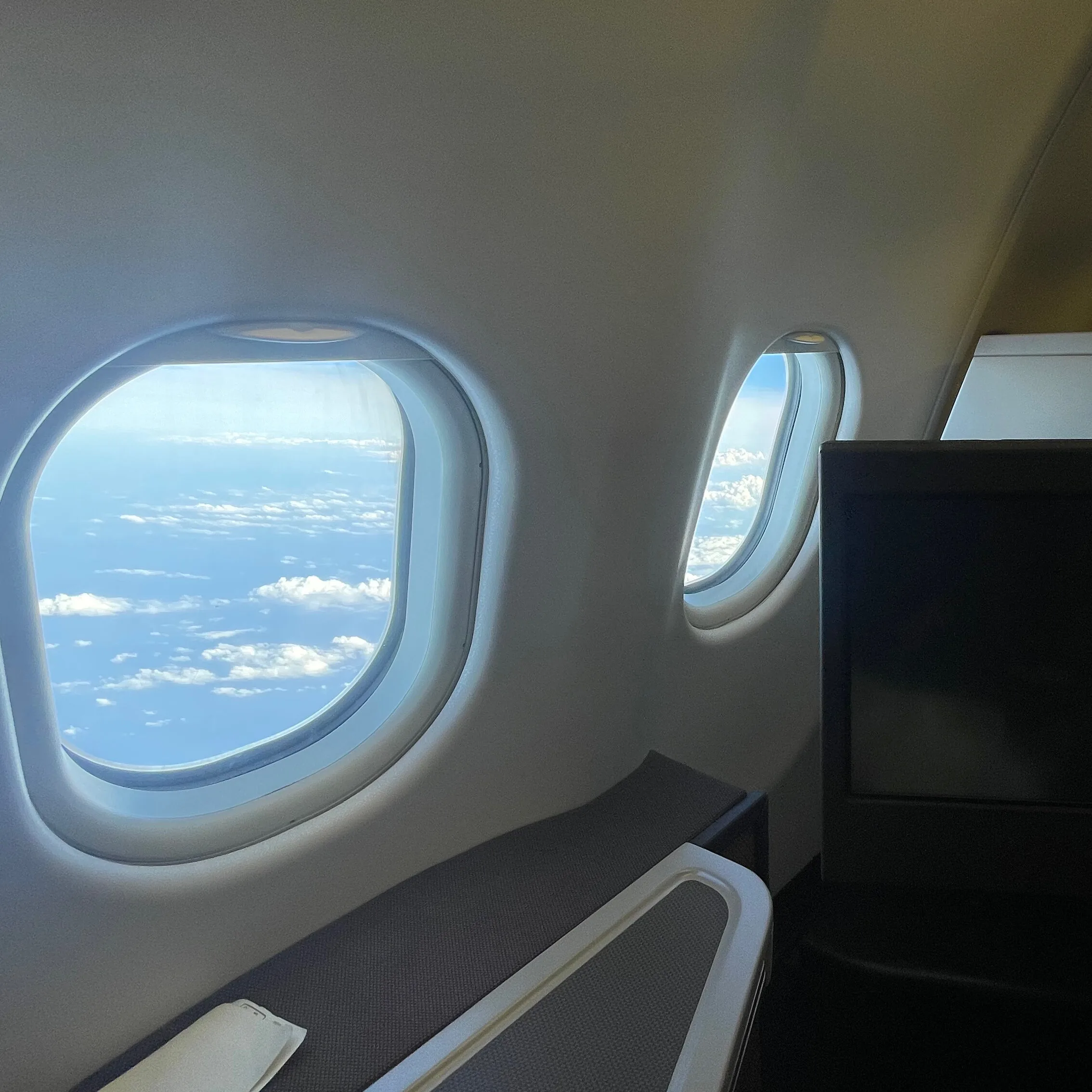 Forward of the Wing Business Class Seat