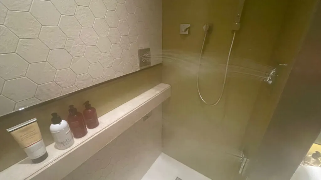 Qatar Lounge Bangkok Shower Suite