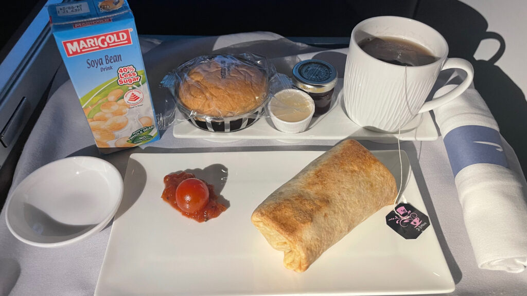 British Airways Club Suite VGML Breakfast