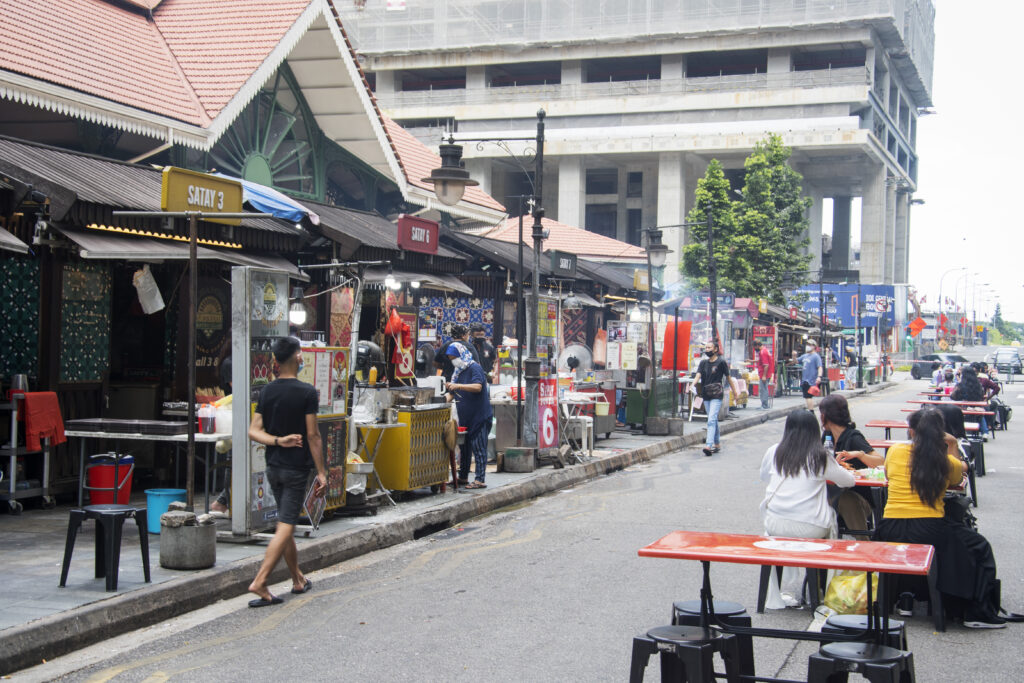 Satay Street, Lau Pa Sat, Singapore
