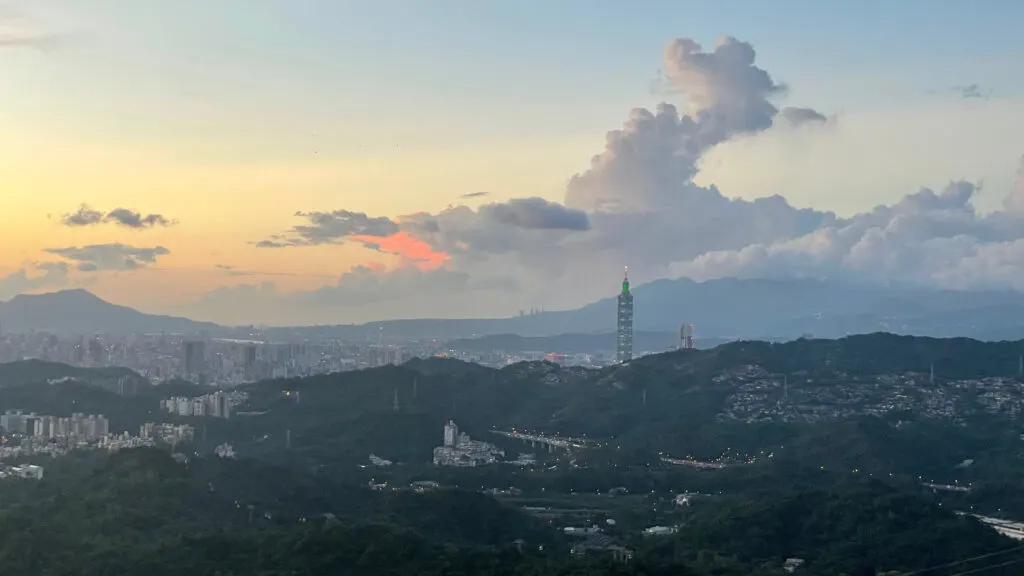 Taipei Skyline at Sunset