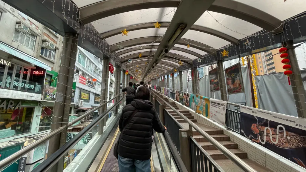 Central Mid Levels Escalators, Hong Kong